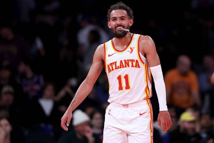Trae Young fez um grande jogo no Madison Square Garden