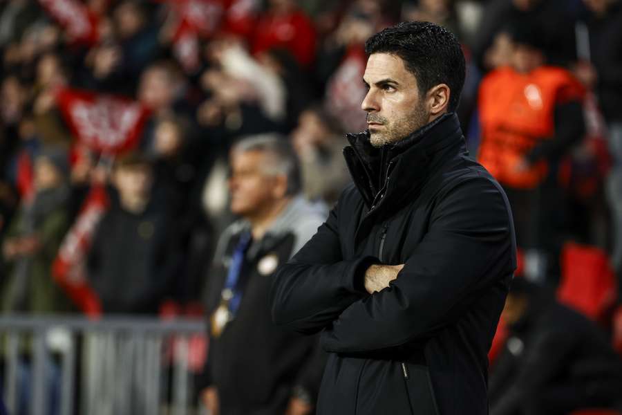 Apesar da boa temporada, Mikel Arteta não é mais líder da Premier League