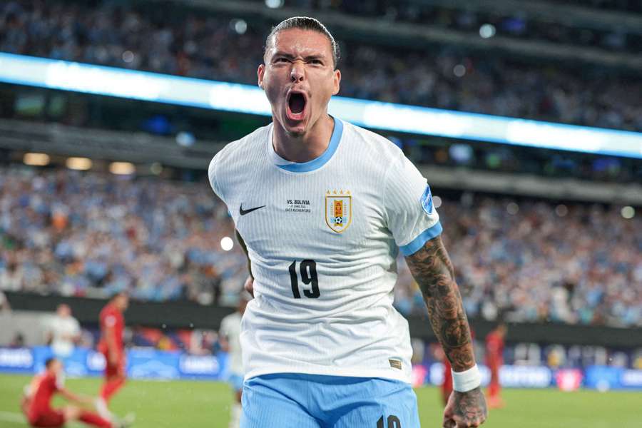 Nunez will miss the next five matches for Uruguay