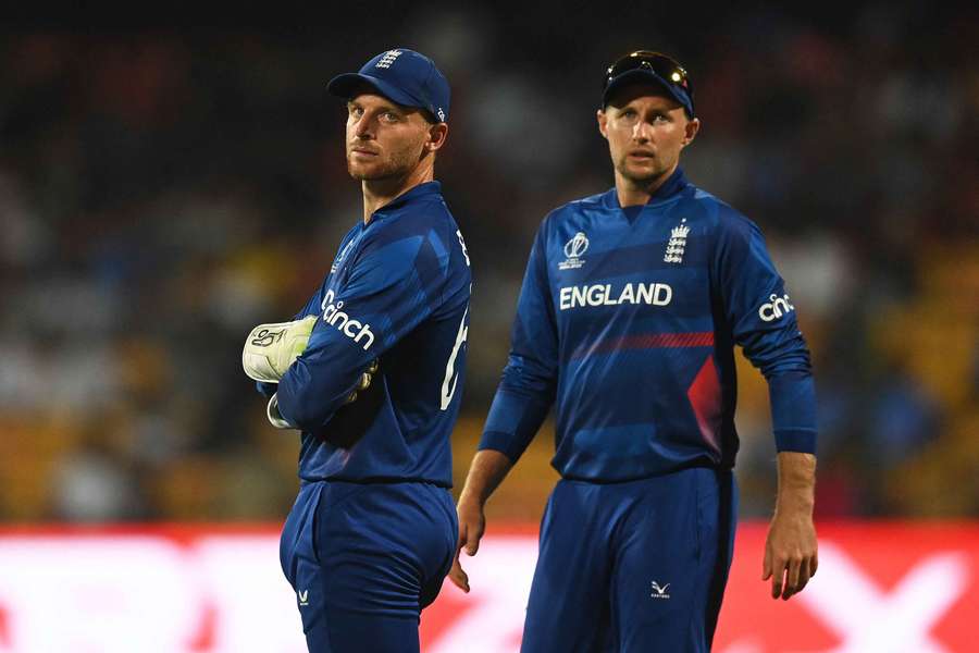 England's Jos Buttler and Joe Root