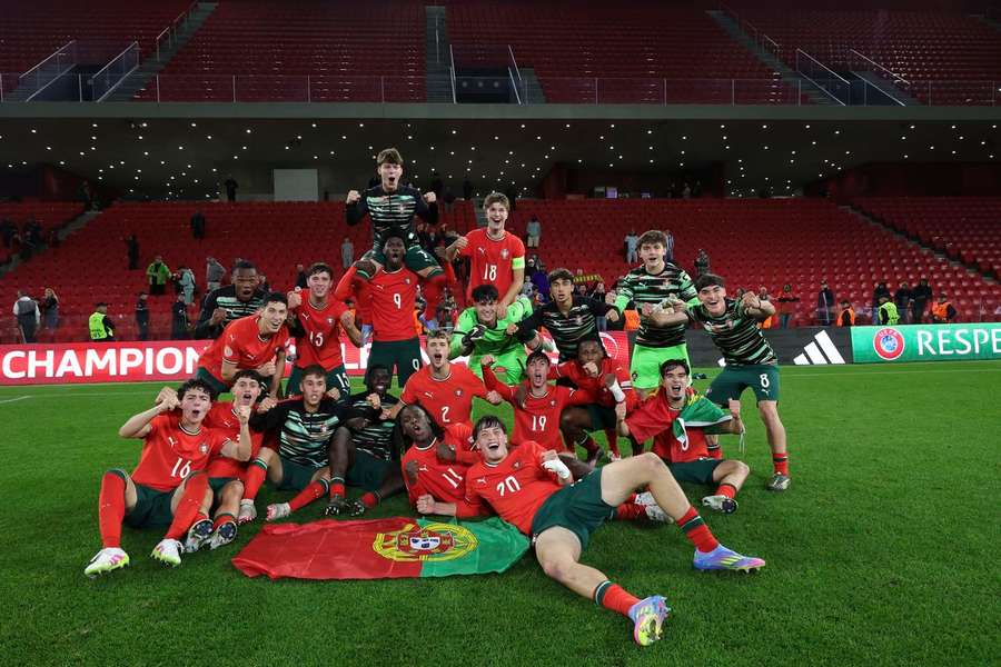 A festa de Portugal depois de vencer a Itália