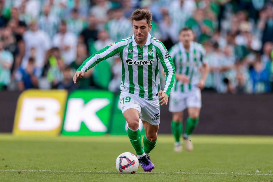 Iker Losada, en el partido frente al Celta de Vigo.