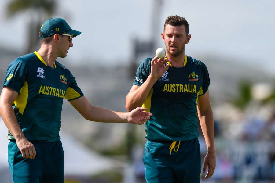 Cummins (L) and Hazlewood (R)