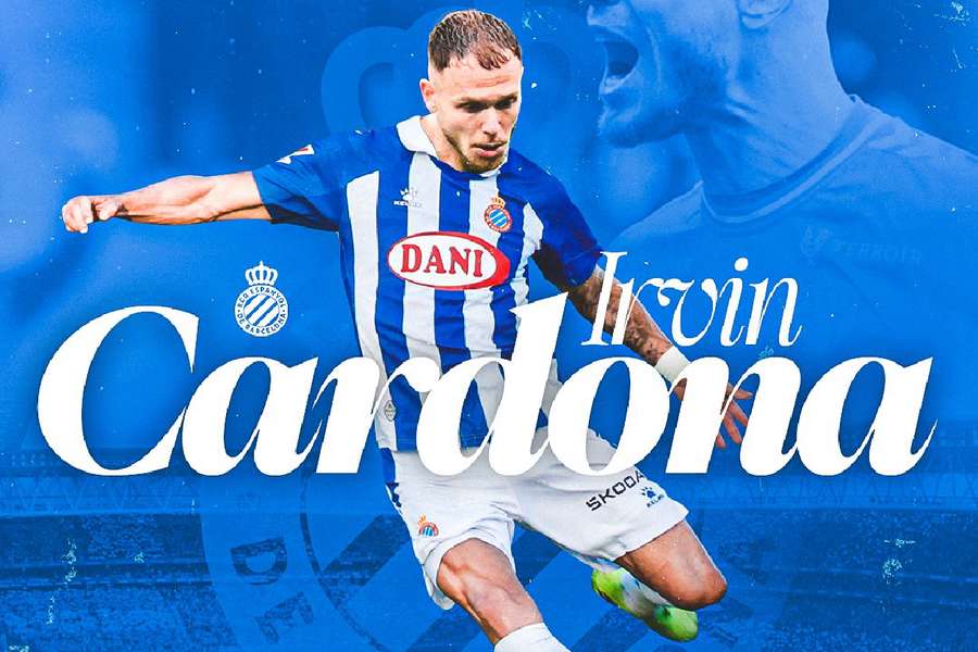 Irvin Cardona, novo jogador do Espanhol