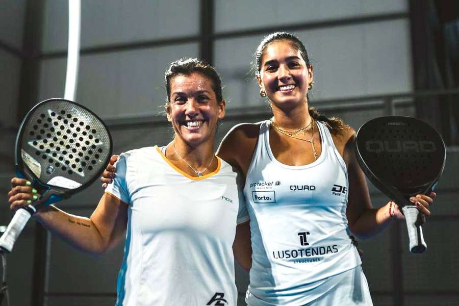 Patrícia Ribeiro e Clarinha Santos em ação