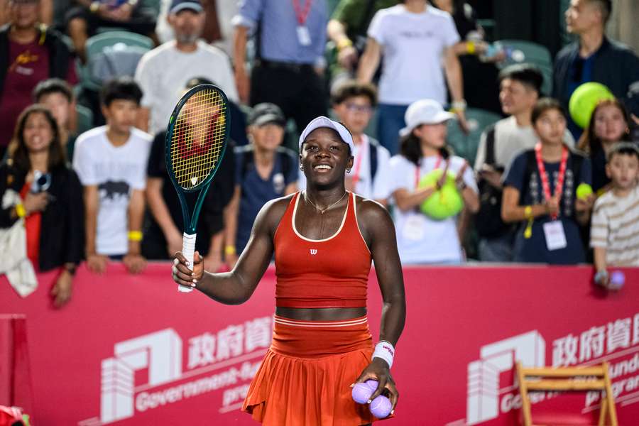 Victoria Mboko comes out on top in Hong Kong. Victoria Mboko comes out on top in Hong Kong.