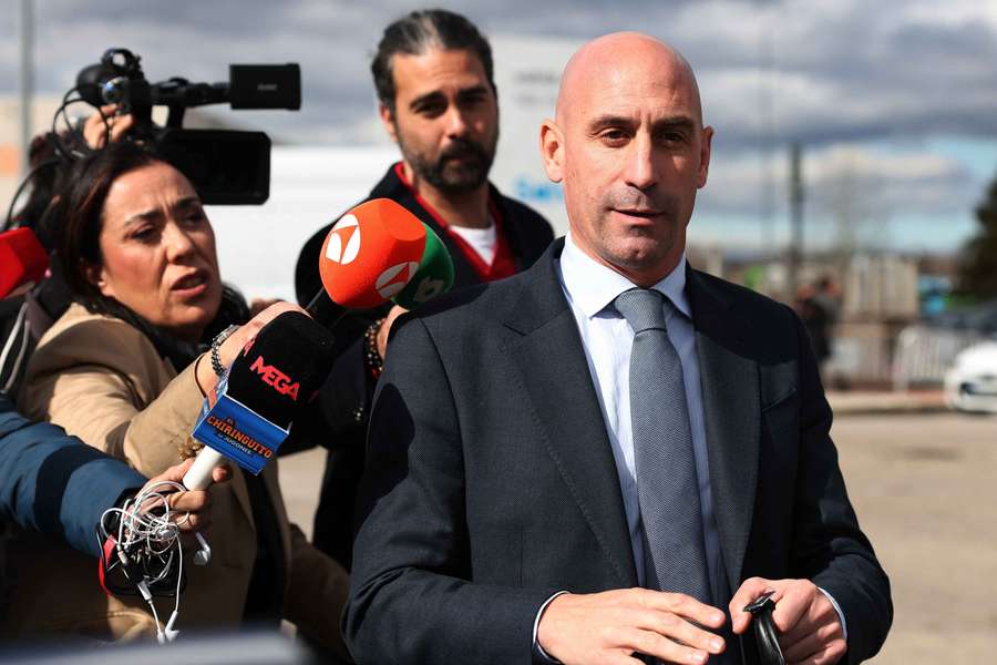  Luis Rubiales leaves the court