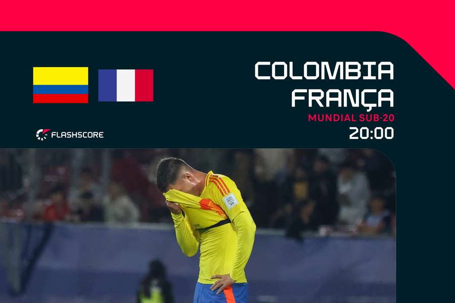 Colômbia defronta a França pelo 3.º lugar