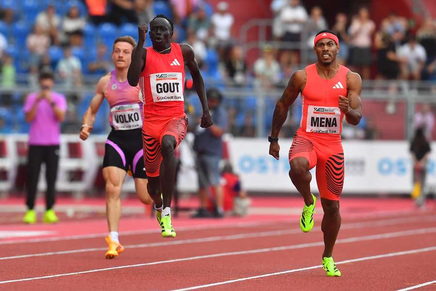 Gout Gout races at the Golden Spike meeting in Ostrava, Czech Republic in June. 