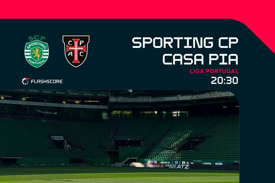 Sporting volta a Alvalade para a receção ao Casa Pia