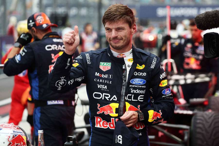 Max Verstappen à Singapour.