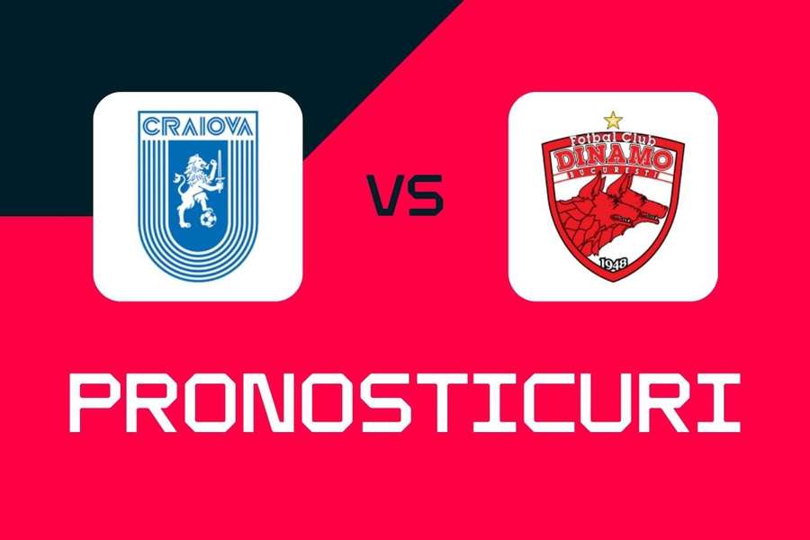 Universitatea Craiova - Dinamo: Pronosticuri, cele mai bune pariuri și cote (Superliga)