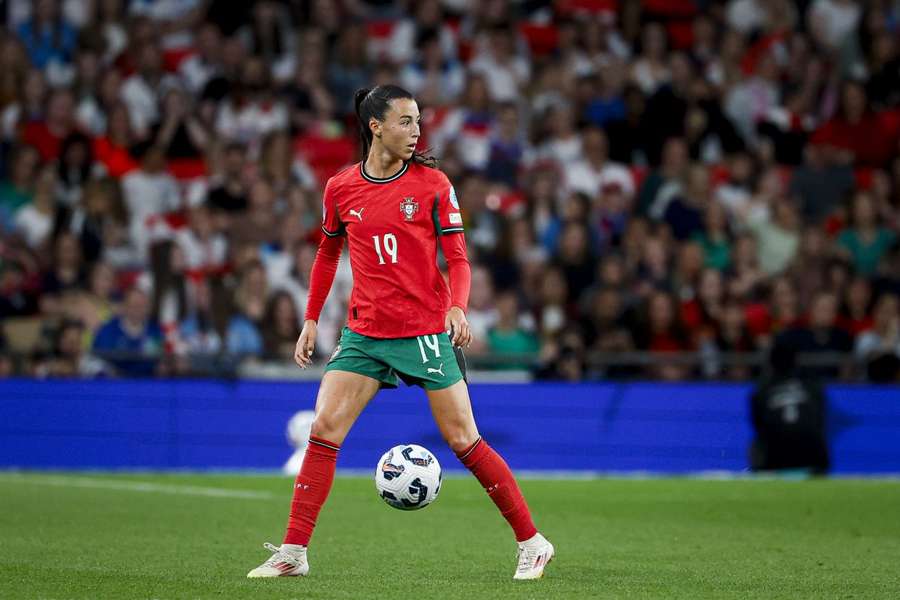 Carolina Correia estreou-se pela seleção portuguesa