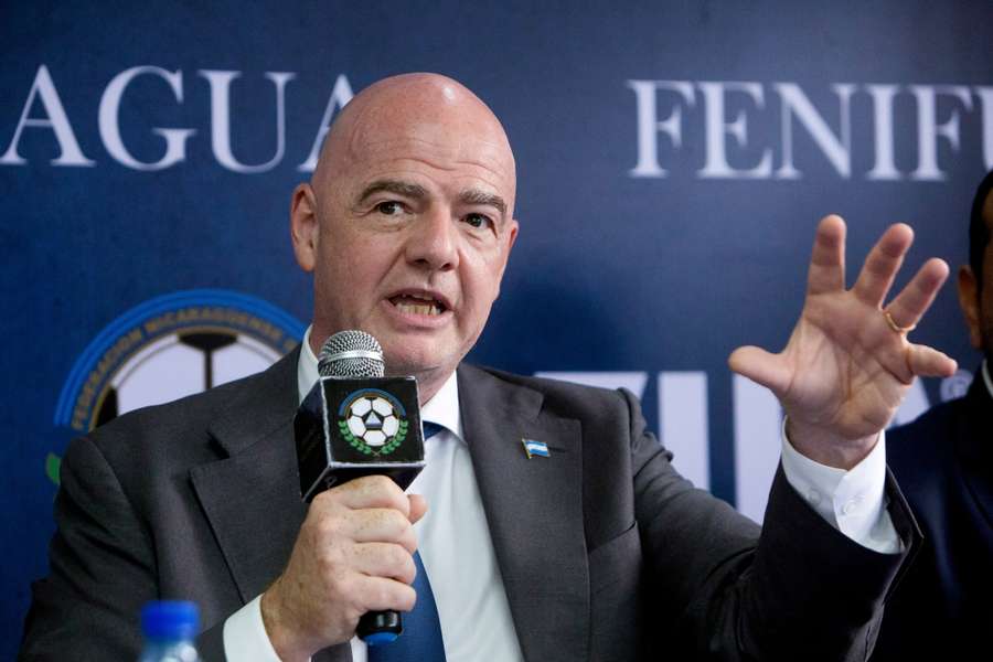 Infantino has spoken out against Rubiales