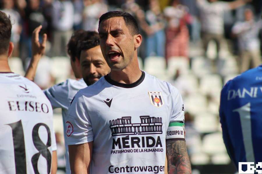 Manuel Bonaque, jugador del Mérida