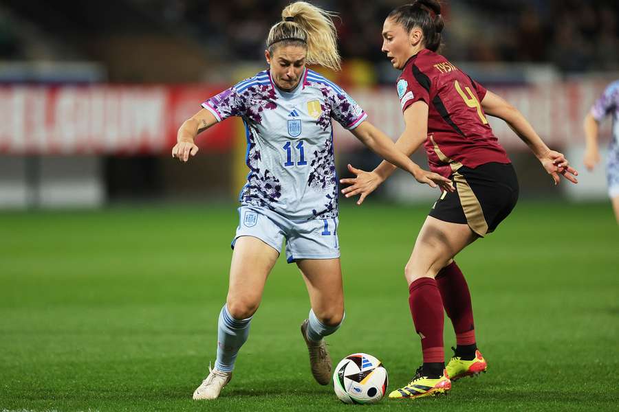 Alexia Putellas, titular contra Bélgica.