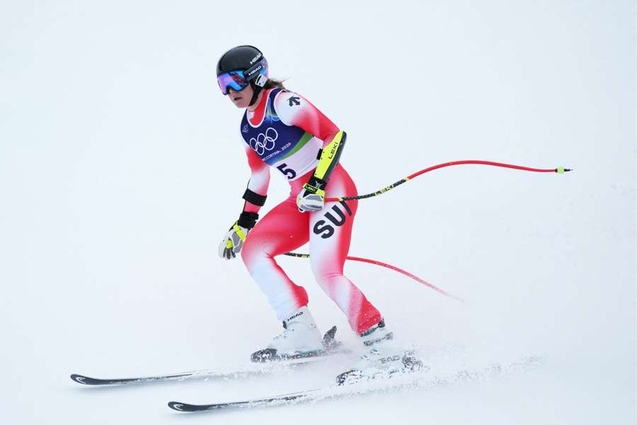 Corinne Suter in action