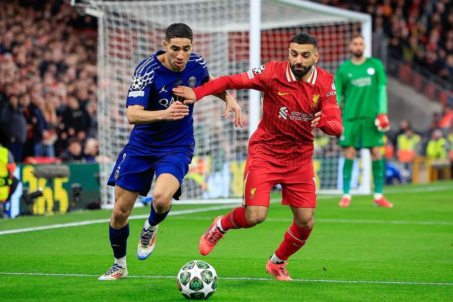 Salah and Hakimi are both nominated for the Ballon d'Or Salah and Hakimi are both nominated for the Ballon d'Or
