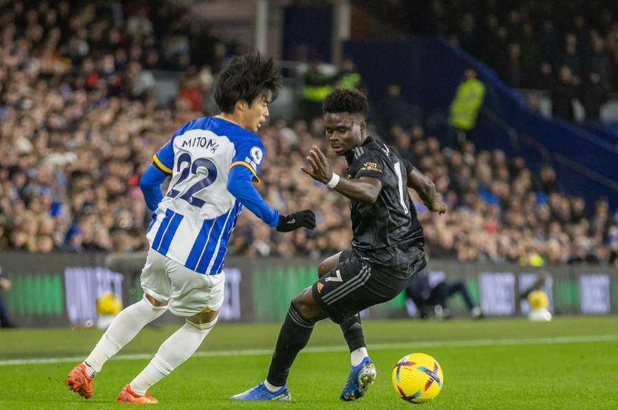 Brighton a pierdut cu 4-2 pe teren propriu în fața lui Arsenal în prima lor întâlnire din acest sezon.