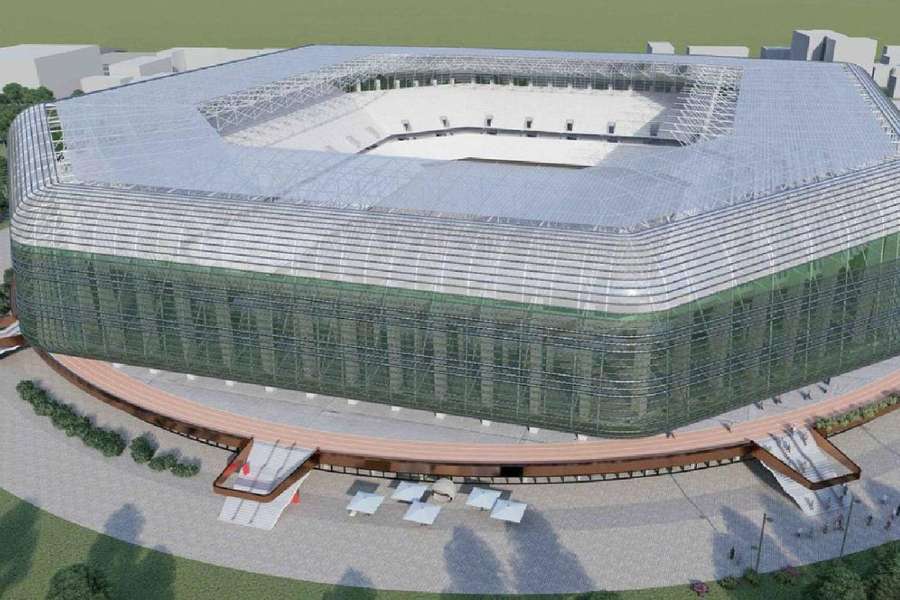 Projeto do novo estádio "Dan Păltinișanu" em Timișoara