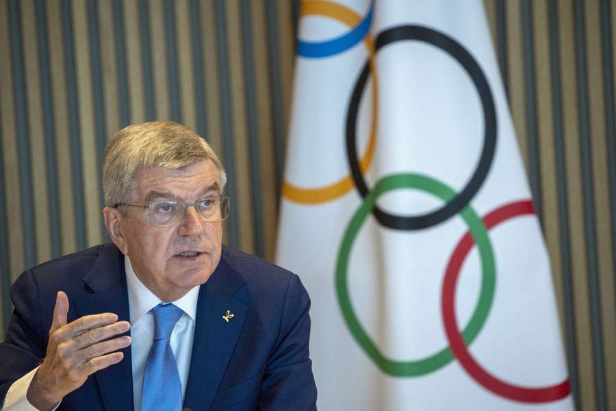 O presidente do COI, Thomas Bach