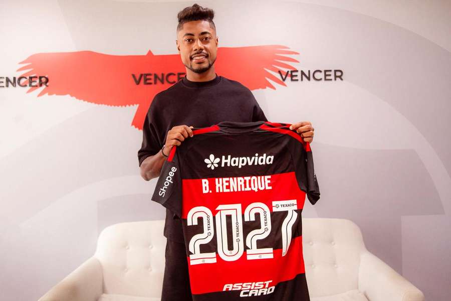 Bruno Henrique seguirá no Flamengo até o fim de próximo ano