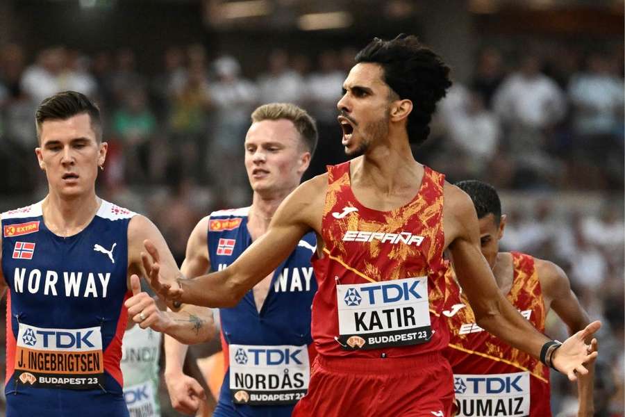 Katir se clasificó como primero en su semifinal y pasó a la final de 5.000 metros.