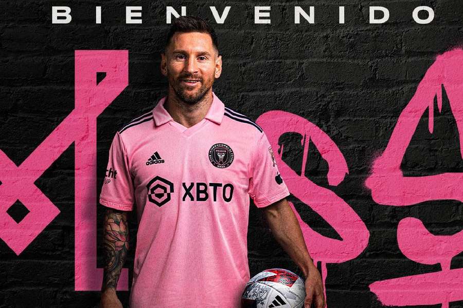 Messi já posa com a camisa do Inter Miami