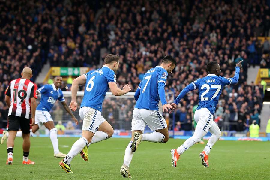 Gueye goal enough for Everton to beat Brentford at Goodison