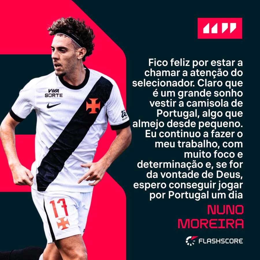 Nuno Moreira sonha com a seleção