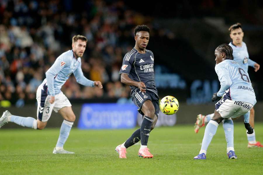 Vinícius fez um mau jogo nos Balaídos