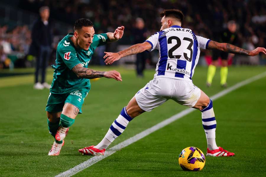 Antony anotou nos três últimos jogos do Betis