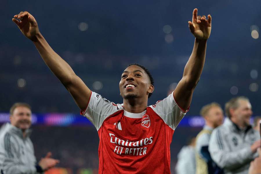 Arsenal star Myles Lewis-Skelly.