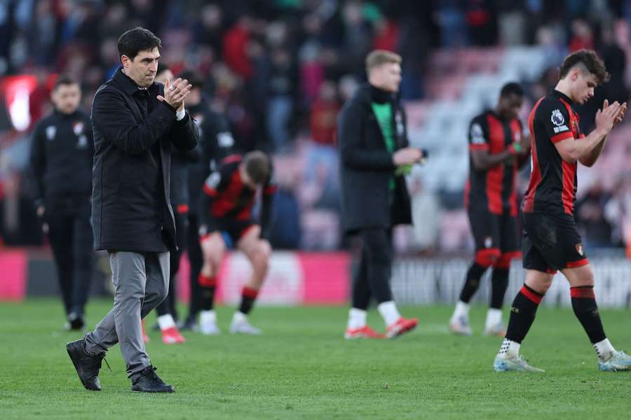 Iraola, treinador do Bournemouth