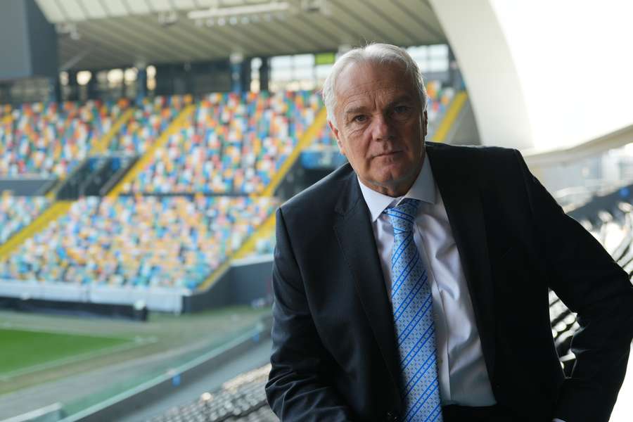 Gianluca Nani, durante su entrevista con Flashscore