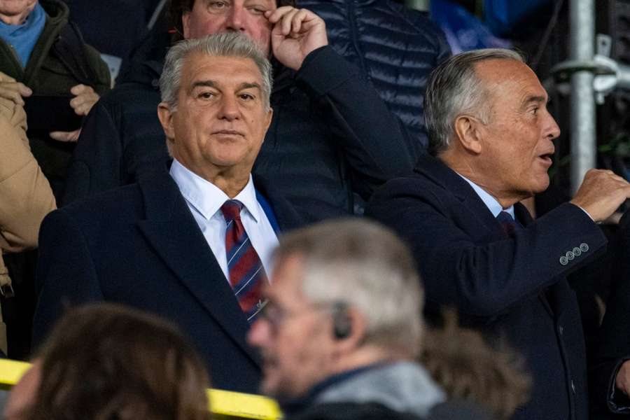 Laporta, junto a Rafa Yuste Laporta, junto a Rafa Yuste