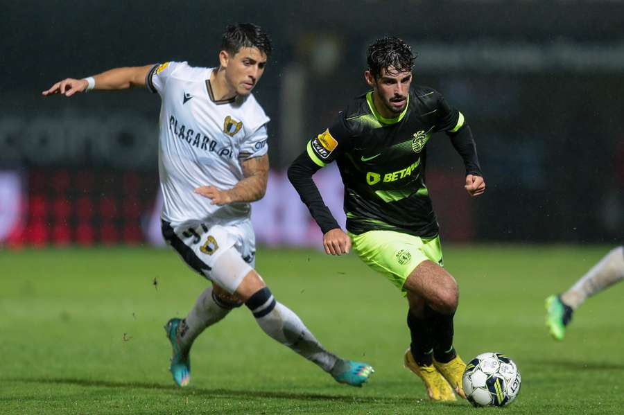Trincão abriu o marcador na vitória do Sporting em Famalicão