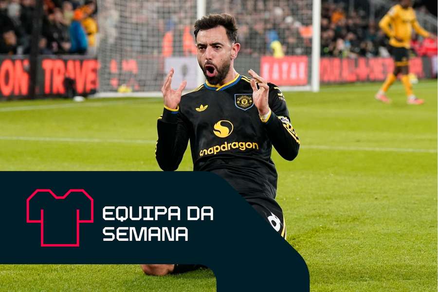 Bruno Fernandes ajudou o United a esmagar o Wolves na segunda-feira Bruno Fernandes ajudou o United a esmagar o Wolves na segunda-feira