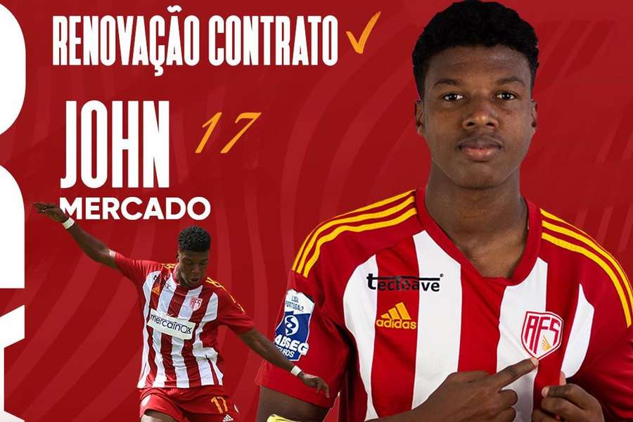 John Mercado renovou contrato até 2027