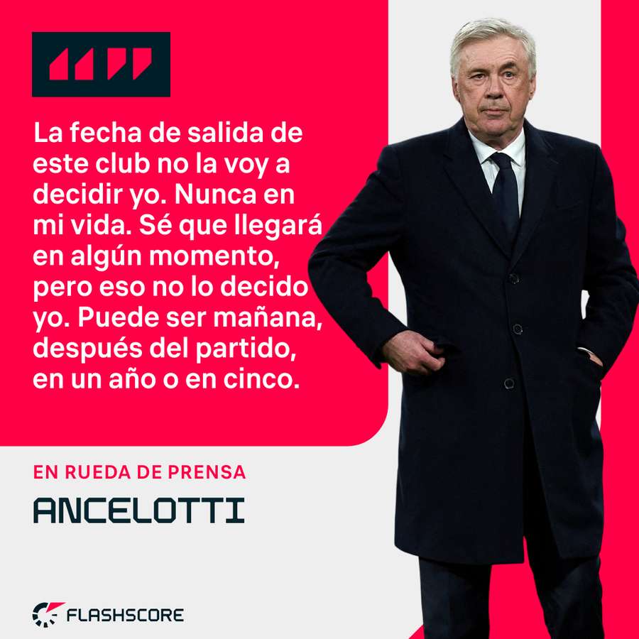 Las declaraciones de Ancelotti.