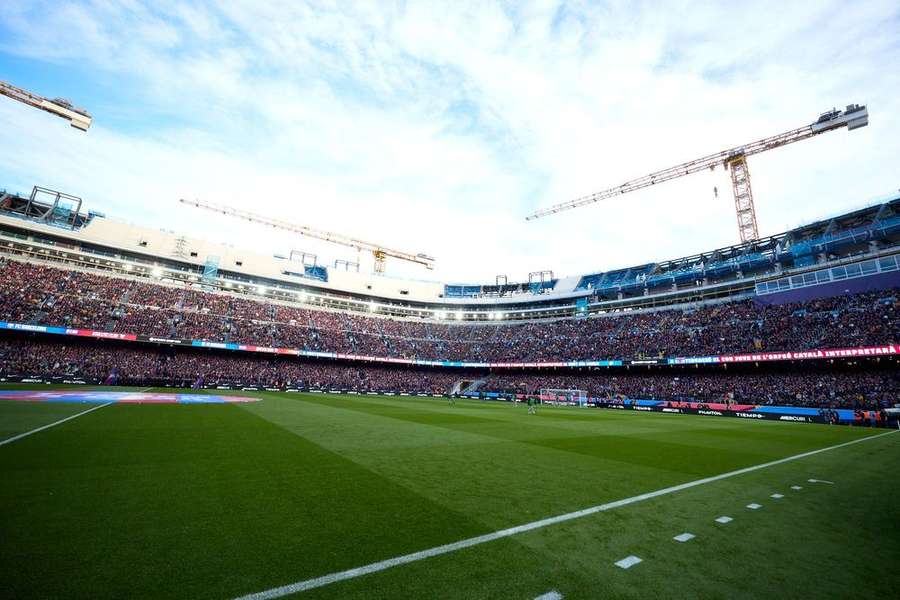 Nou Camp before kickoff Nou Camp before kickoff