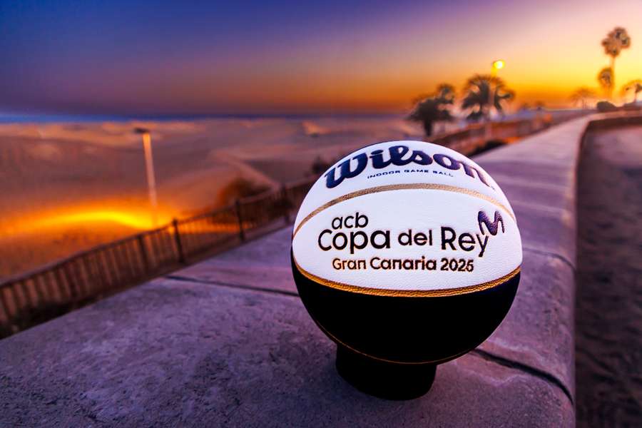 El balón oficial de la Copa del Rey de baloncesto 2025