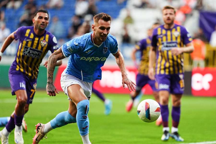 Denis Drăguș, în acșiune la Trabzonspor