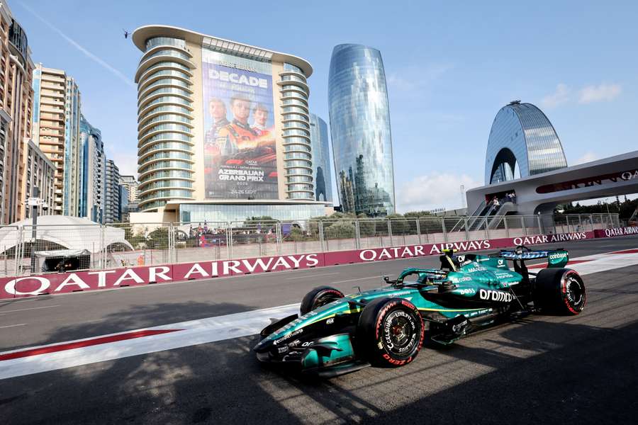 Fernando Alonso, en Bakú Fernando Alonso, en Bakú