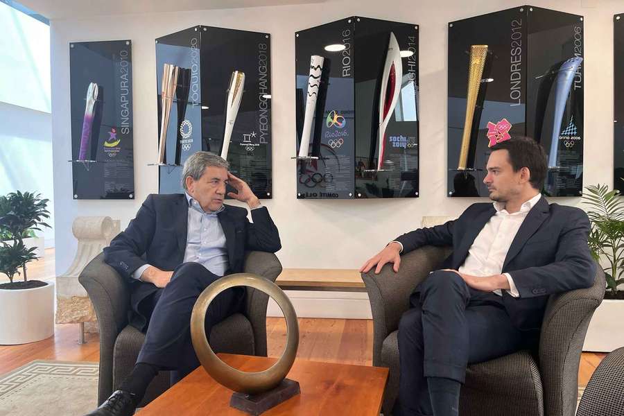 Fernando Gomes (esq.) e Daniel Monteiro (dir.) 