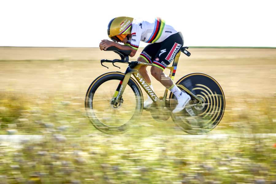 Tadej Pogacar war mit der Jury-Entscheidung bei der Deutschland Tour nicht einverstanden. Tadej Pogacar war mit der Jury-Entscheidung bei der Deutschland Tour nicht einverstanden.