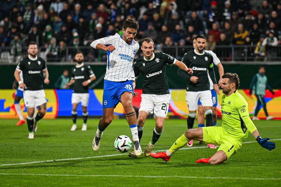 Jablonec vynuloval útočníky Brightonu.