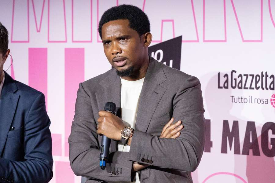Eto'o ist Präsident von Kameruns Fußballverband Eto'o ist Präsident von Kameruns Fußballverband