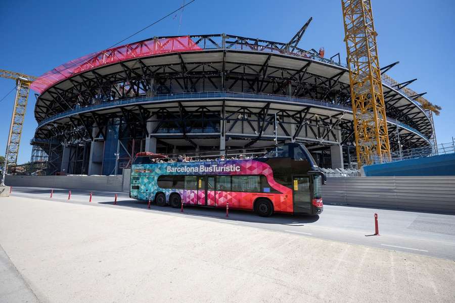 Eine ewige Baustelle: Das Camp Nou in Barcelona