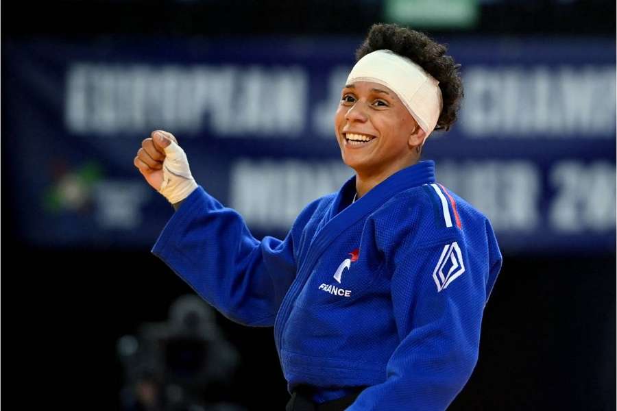 Amandine Buchard après sa victoire.